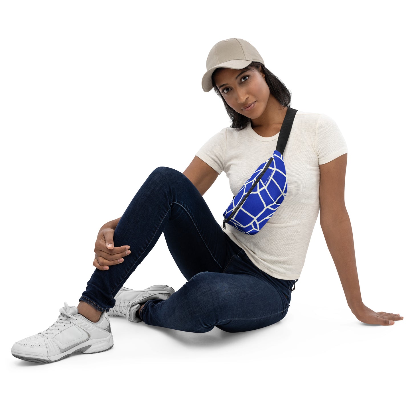 Insook Hwang's art_Net_Creative Mind_Fanny Pack_Blue(S/M, M/L)label