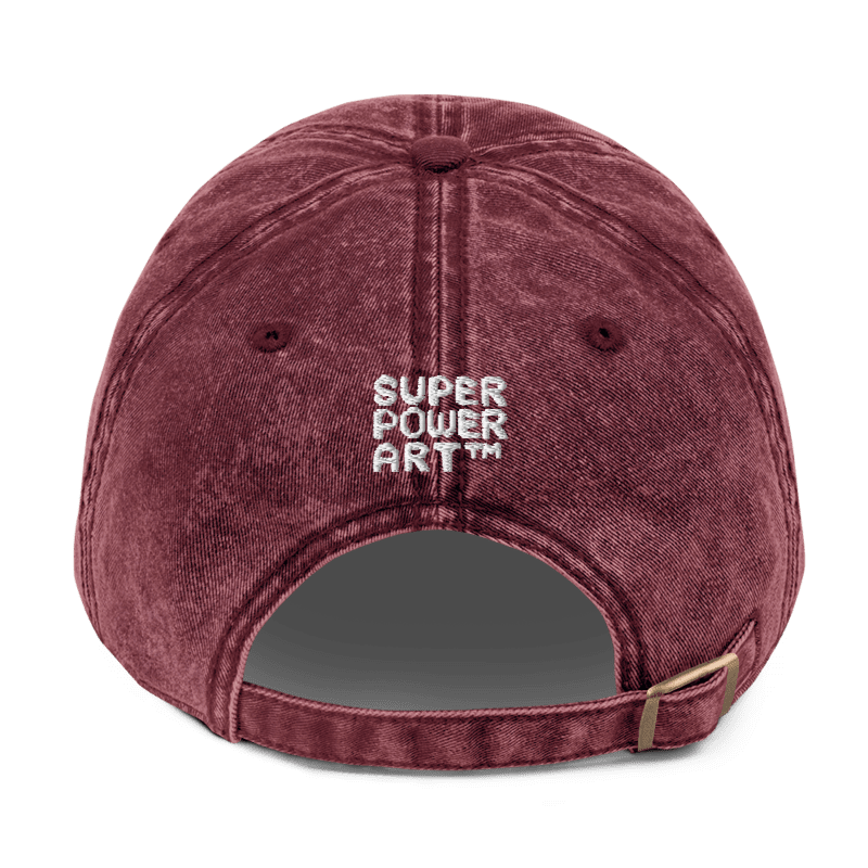 Superpowerart Text Logo Cap