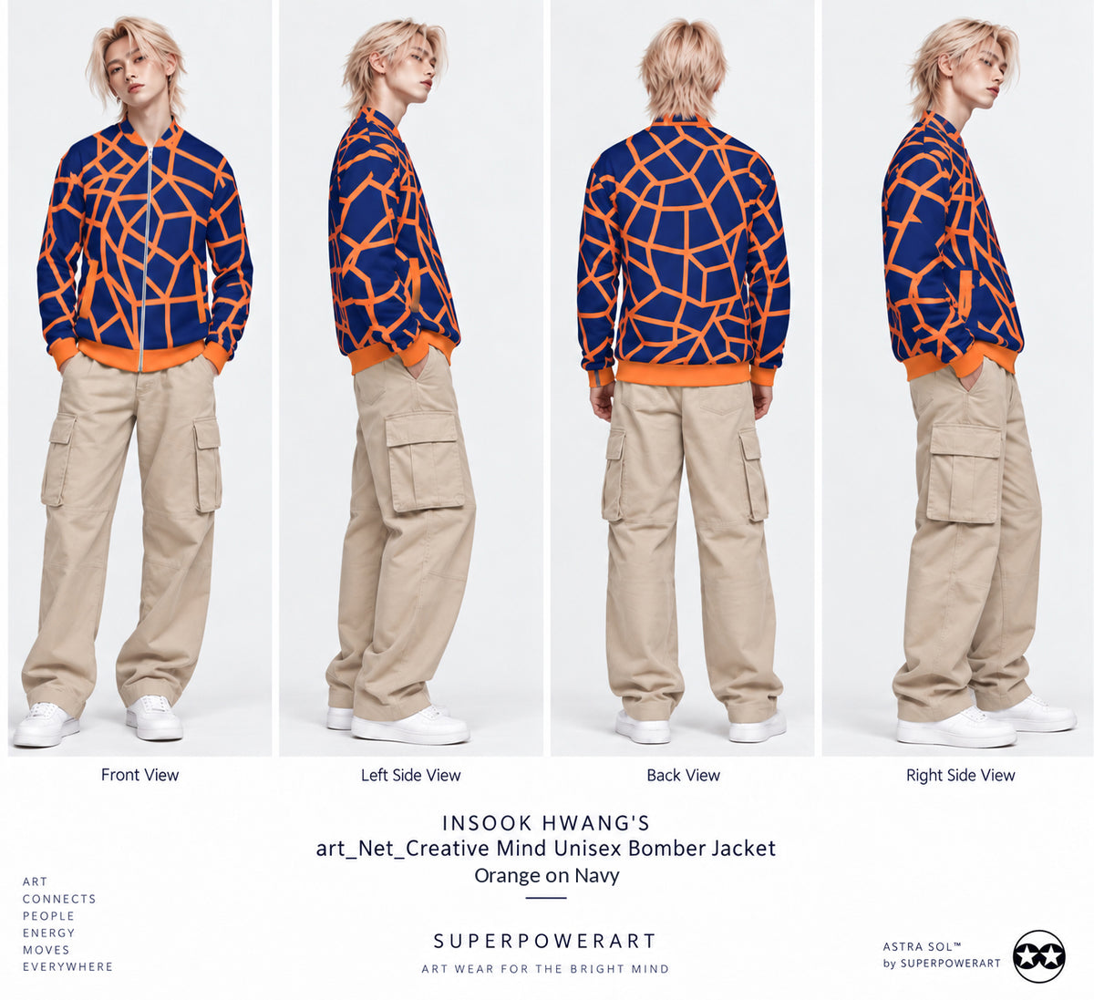 Net Structure Jacket Collection | ASTRA SOL™ by SUPERPOWERART™