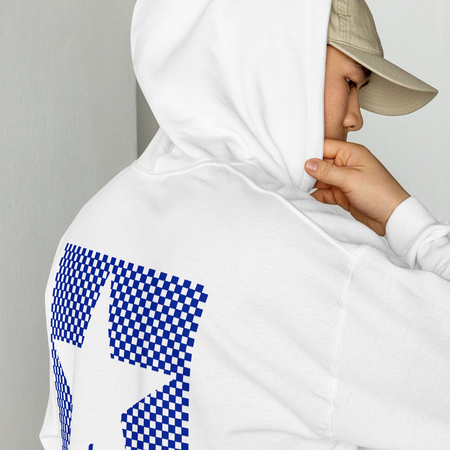 Insook Hwang's art_Super Power Art (Blue Text)_Unisex Hoodie