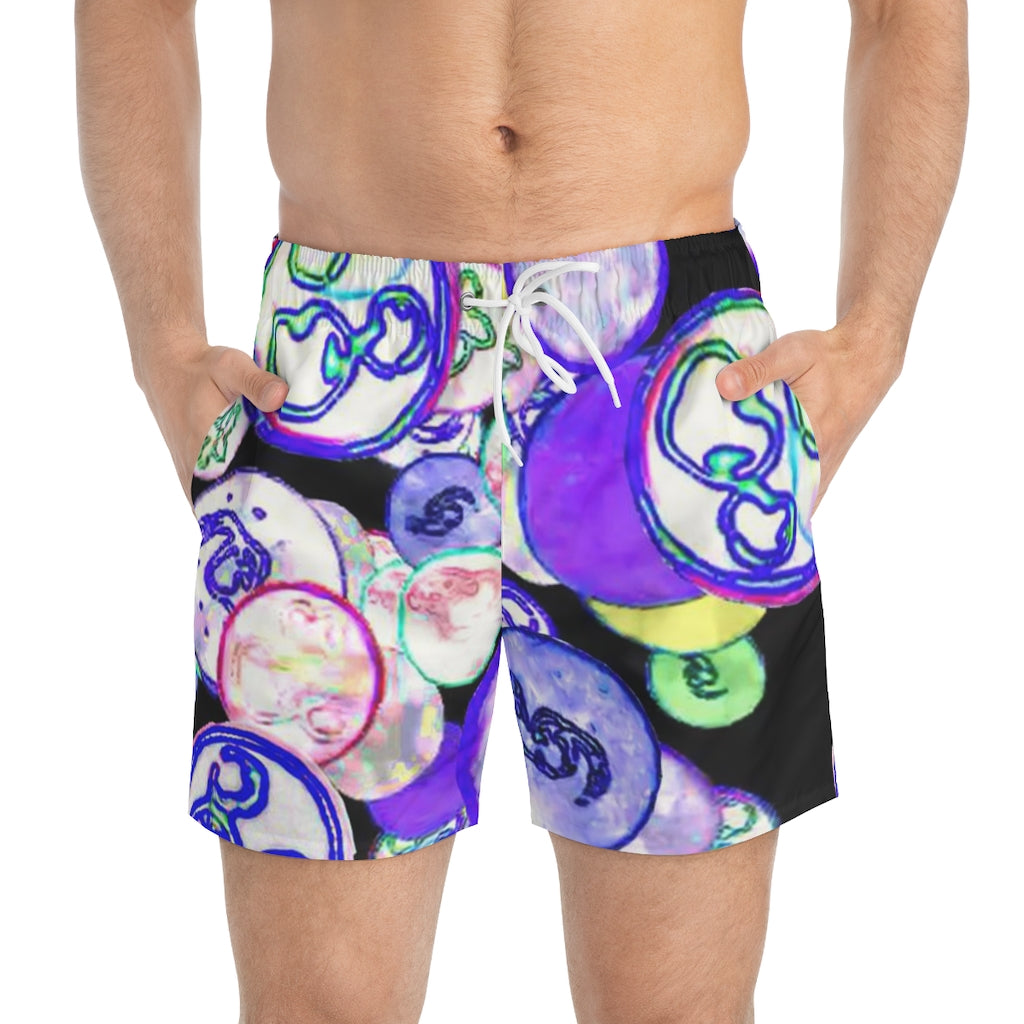 Insook Hwang's art_Happy Bubbles_Swim Trunks#1