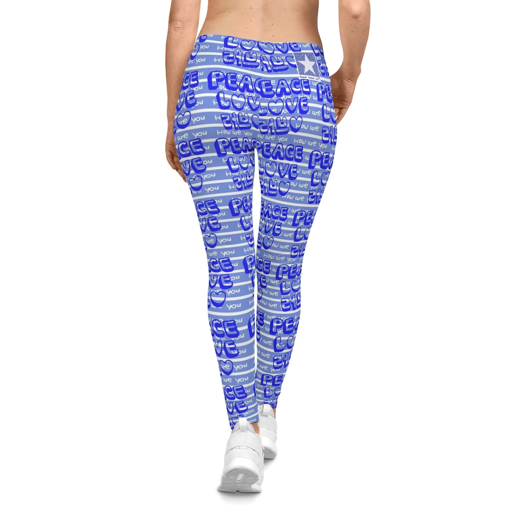 Insook Hwang's art_Love & Peace_Women's AOP Leggings