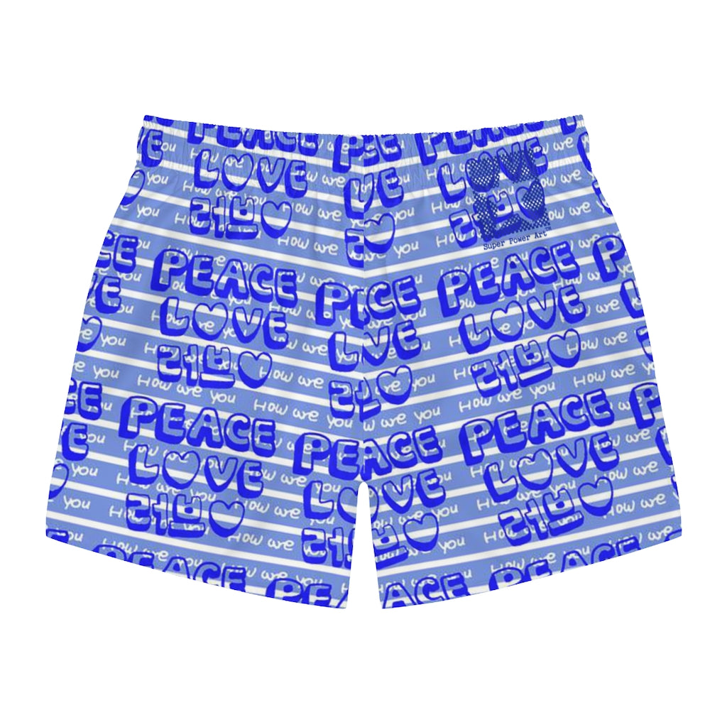 Insook Hwang's art_Love and Peace_Swim Trunks#1