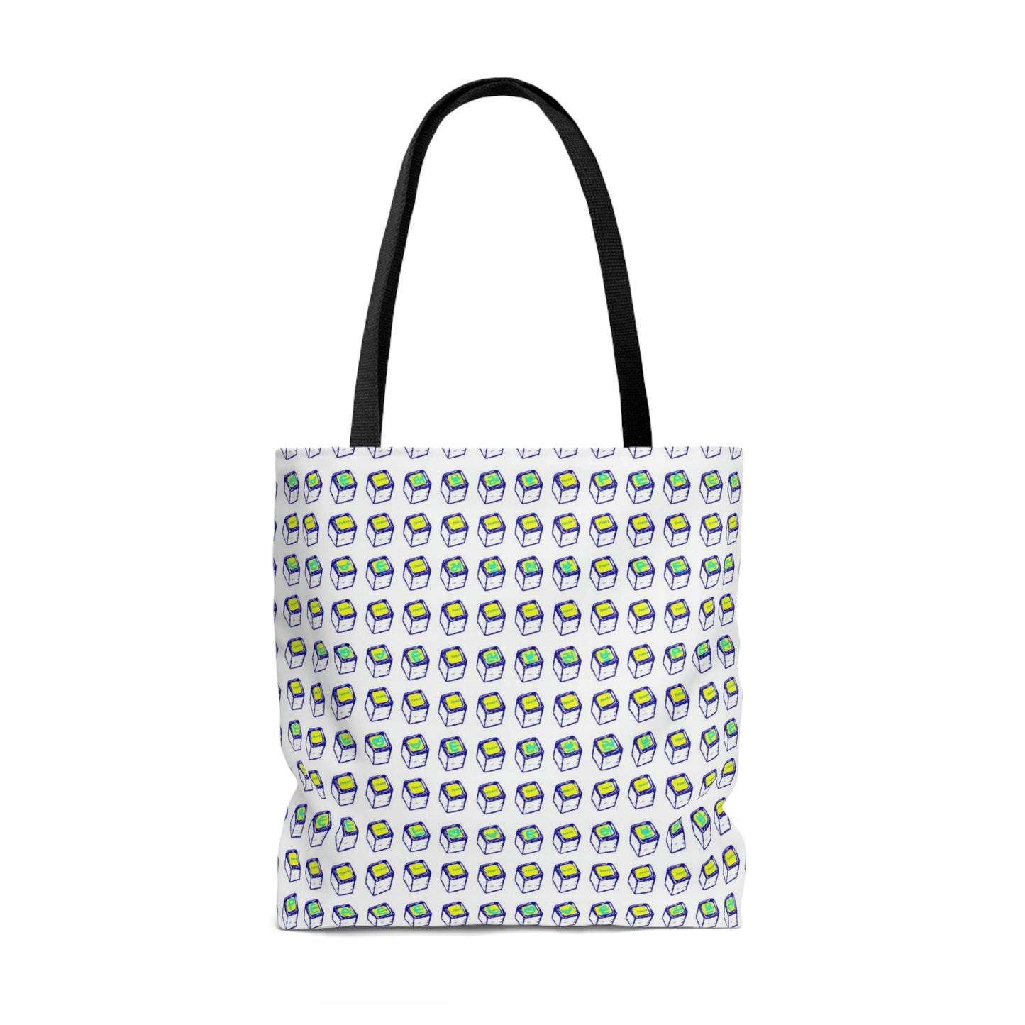 Insook Hwang's art_Monitor#2_Love Peace_UFO_ AOP Tote Bag