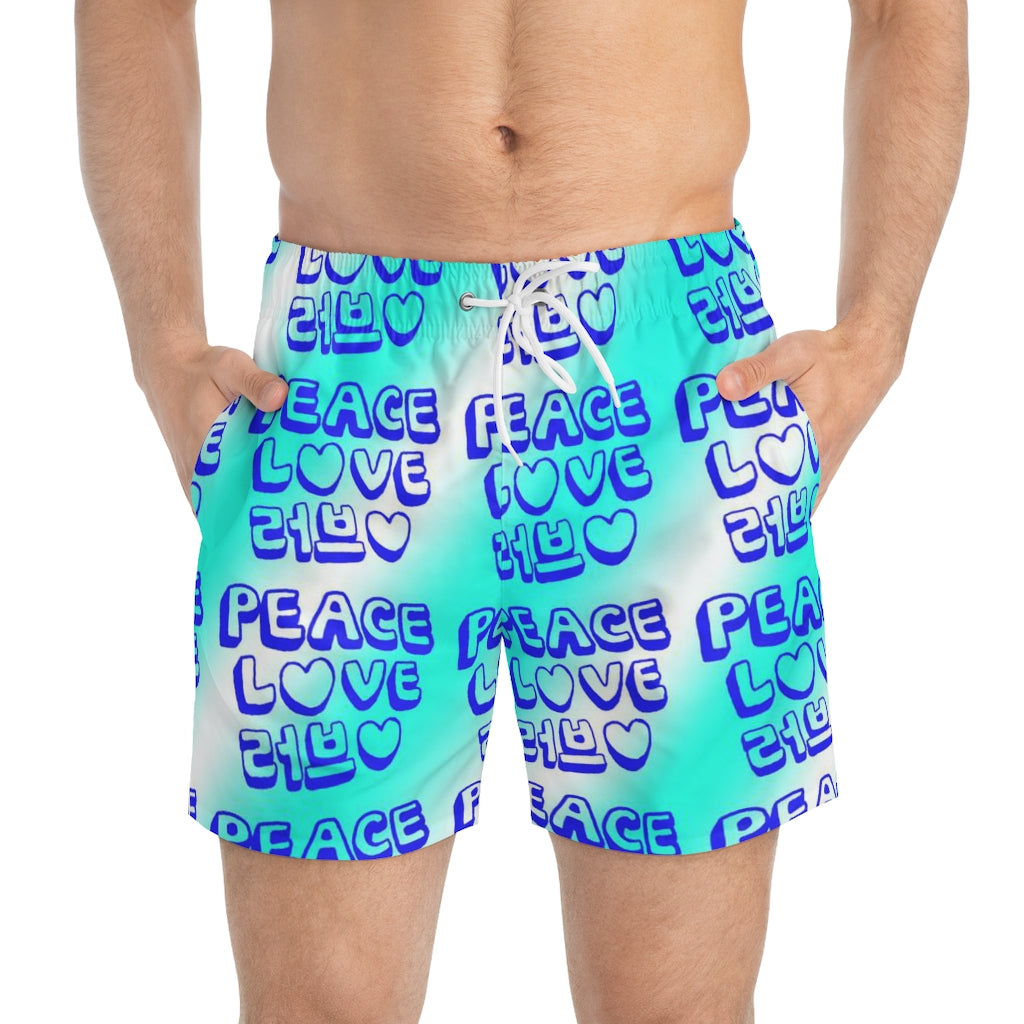 Insook Hwang's art_Love and Peace_Swim Trunks#2