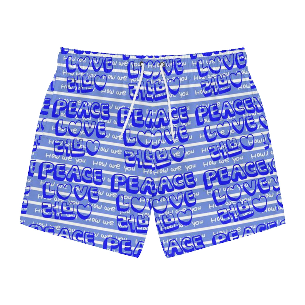 Insook Hwang's art_Love and Peace_Swim Trunks#1