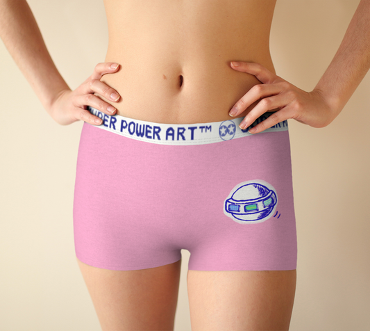 Insook Hwang's Art_Boyshorts_UFO_Pink