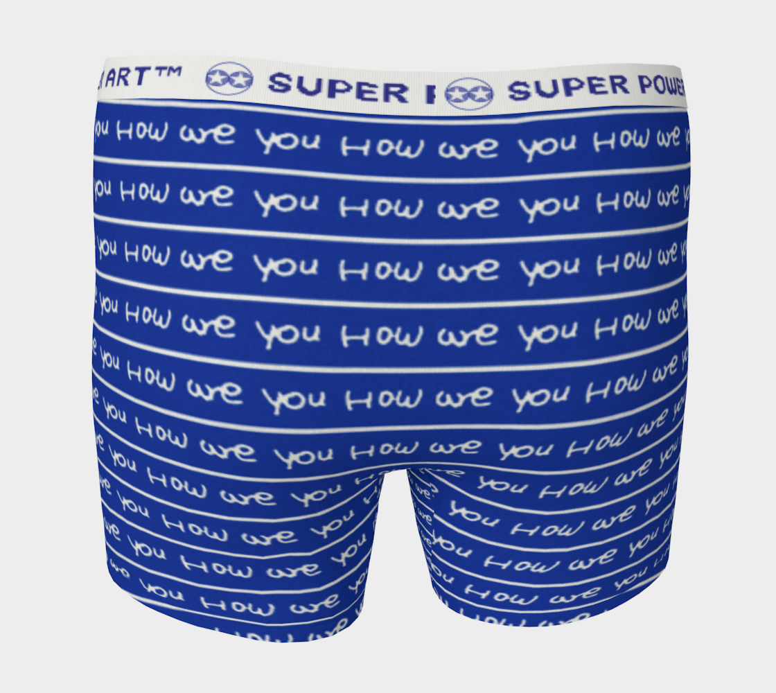 Insook Hwang's art_Boxer Briefs_Howareyou_stripes_blue#1