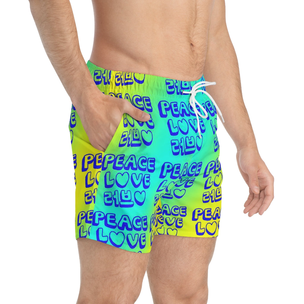 Insook Hwang's art_Love and Peace_Swim Trunks#3