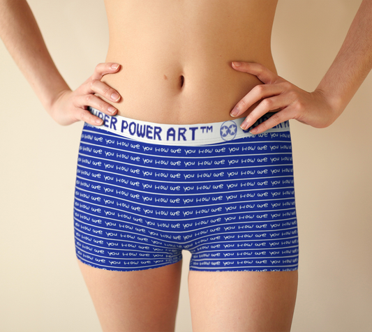 Insook Hwang's Art_Boyshorts_stars_darkblue