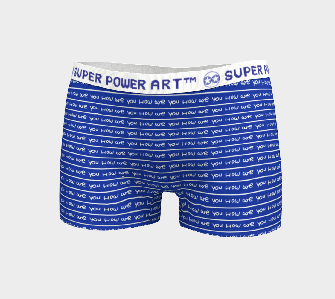 Insook Hwang's Art_Boyshorts_stars_darkblue