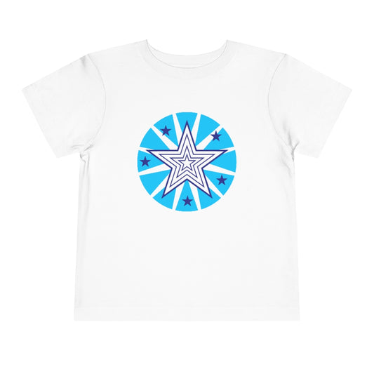 Super Power Art_Star_Toddler Short Sleeve Tee_white