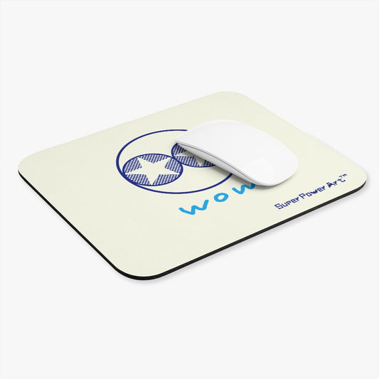 Super Power Art_Wow_Mouse Pad (Rectangle)