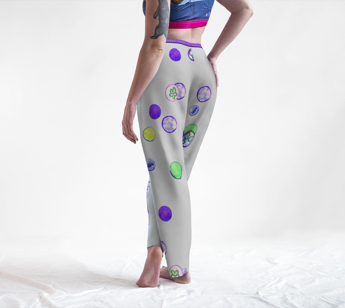 Insook Hwang's Art_Lounge Pants__Energyballs_gray#1_purpleband