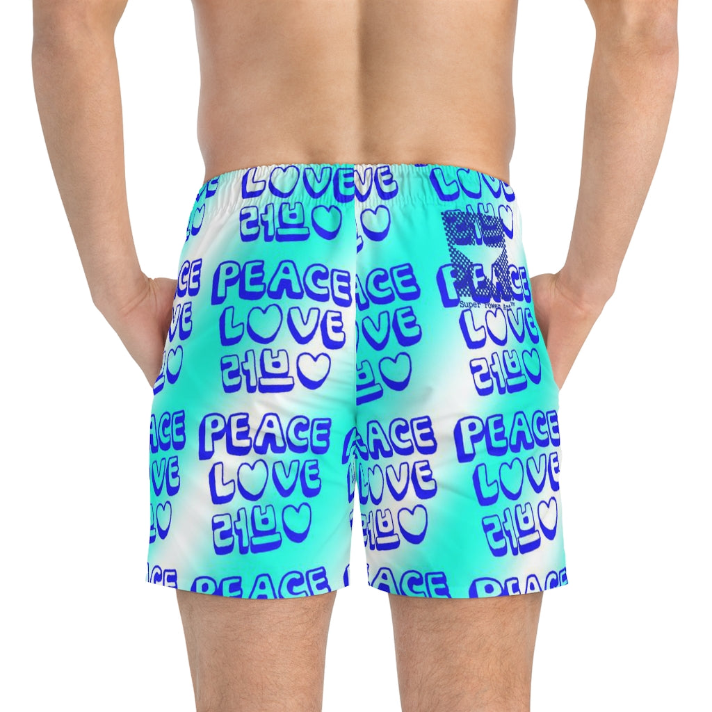 Insook Hwang's art_Love and Peace_Swim Trunks#2