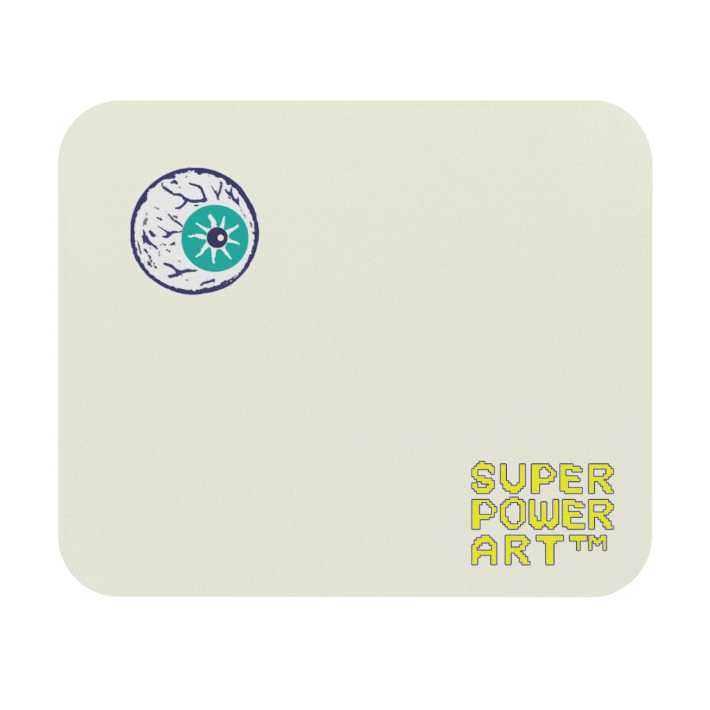 Super Power Art_Eye ball_Mouse Pad (Rectangle)_AOP_cream