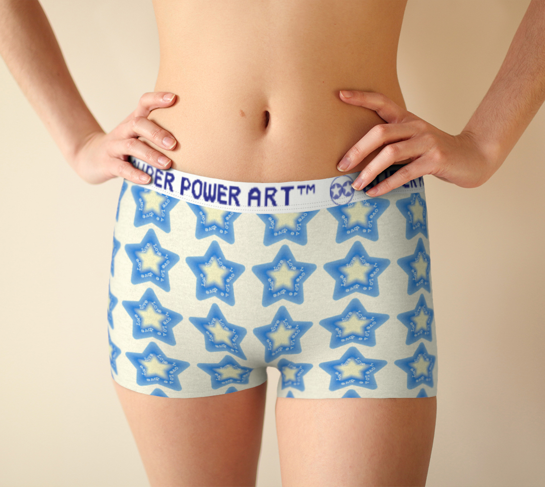 Insook Hwang's Art_Boyshorts_Stars_blue#1