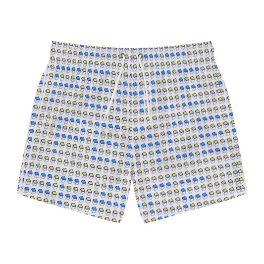 Insook Hwang's art_Monitor_peace_Men's Swim Trunks