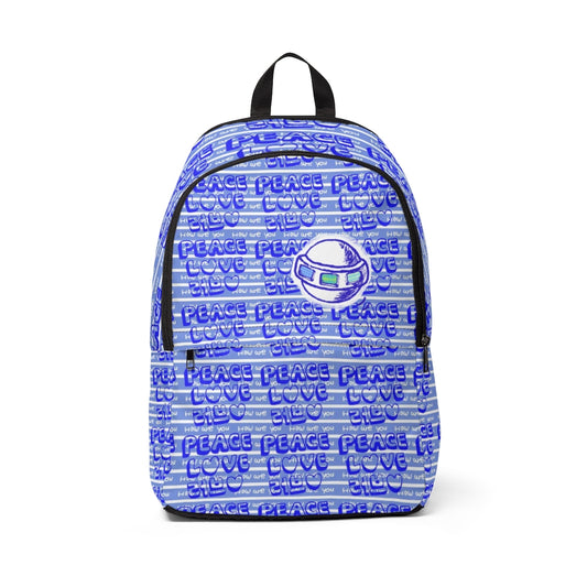 Insook Hwang's art_UFO_Love and Peace_AOP Unisex Fabric Backpack