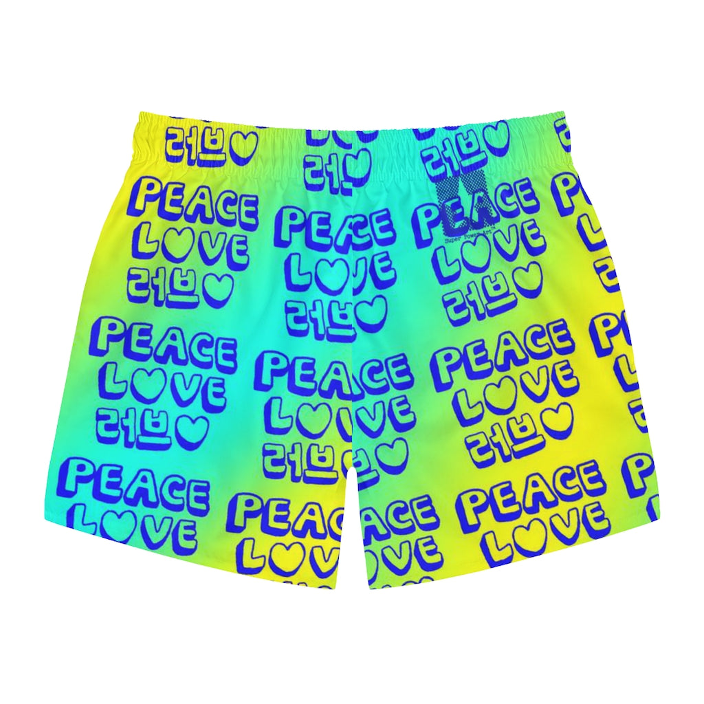 Insook Hwang's art_Love and Peace_Swim Trunks#3