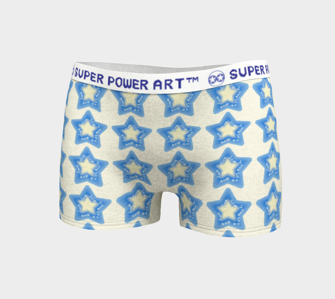 Insook Hwang's Art_Boyshorts_Stars_blue#1