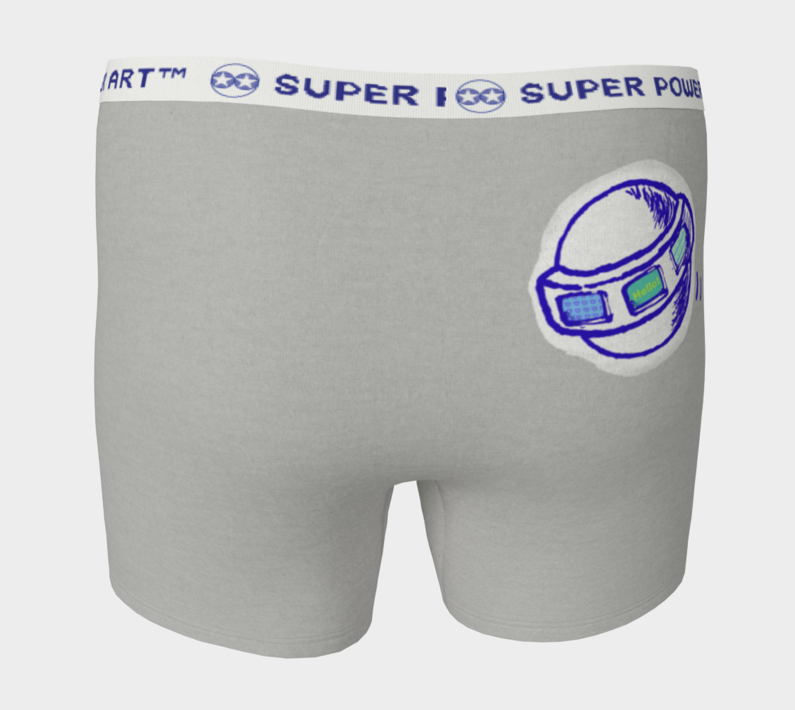 Insook Hwang's art_Boxer Briefs_UFO_Gray#1whiteband