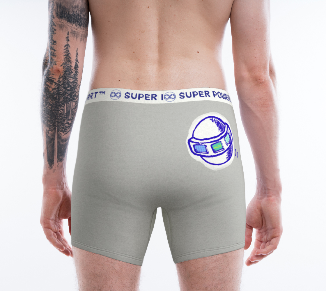 Insook Hwang's art_Boxer Briefs_UFO_Gray#1whiteband