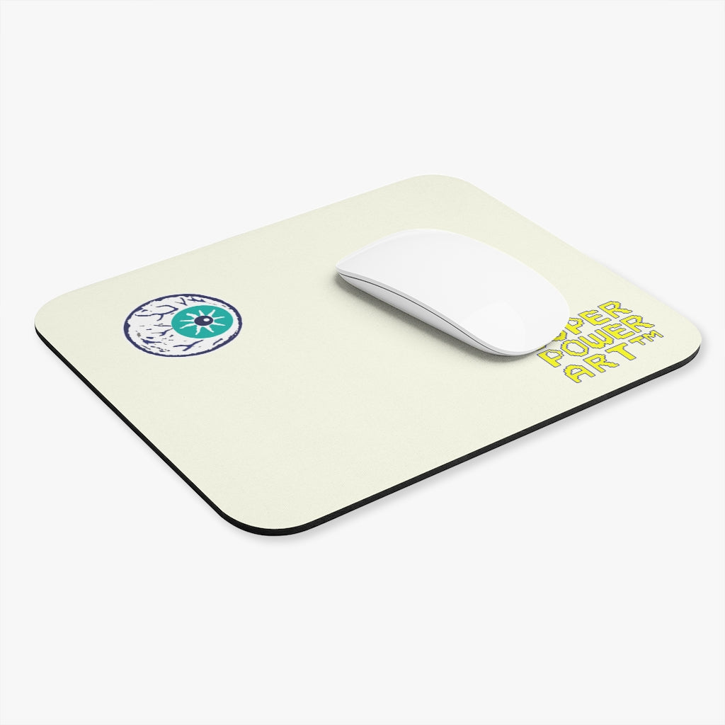 Super Power Art_Eye ball_Mouse Pad (Rectangle)_AOP_cream