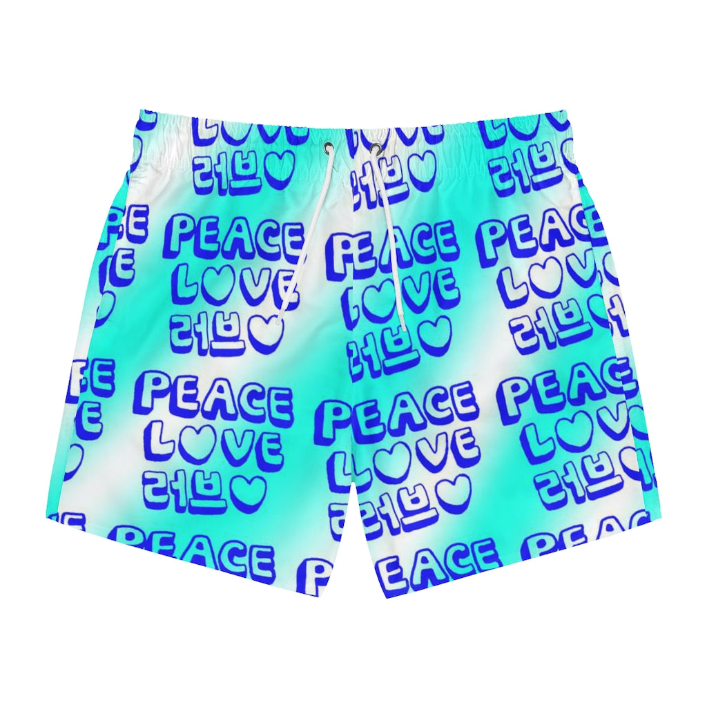 Insook Hwang's art_Love and Peace_Swim Trunks#2