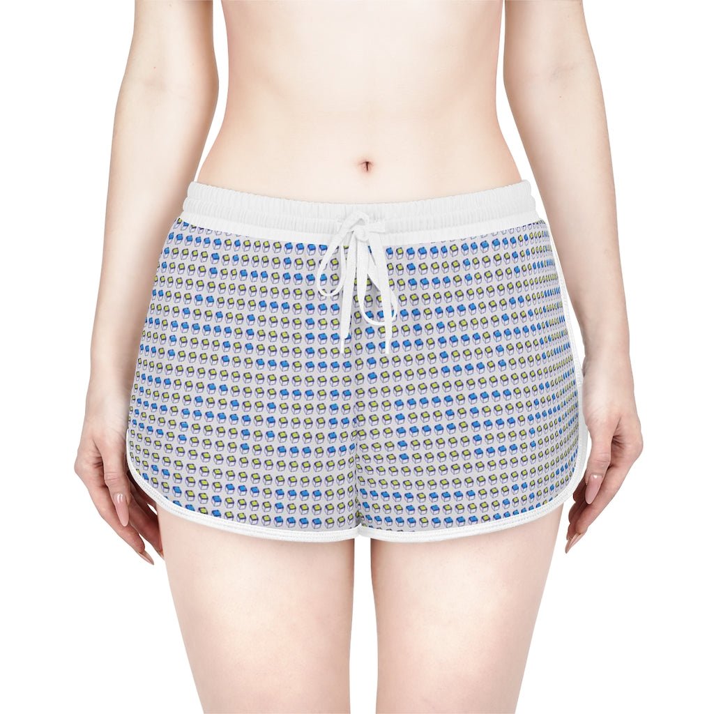 Insook Hwang's art_ Monitor_Peace_Women's Shorts