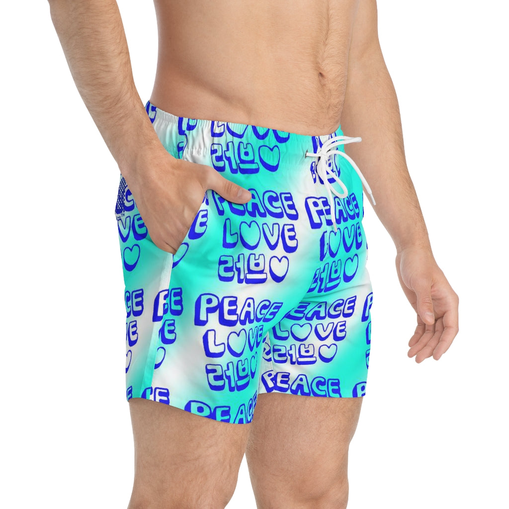 Insook Hwang's art_Love and Peace_Swim Trunks#2