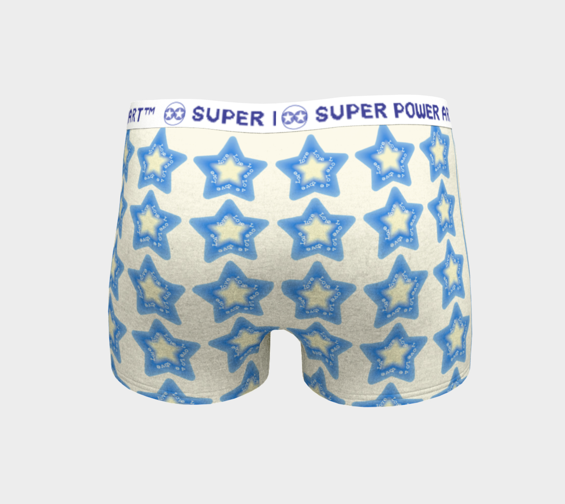 Insook Hwang's Art_Boyshorts_Stars_blue#1