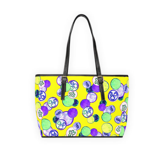 Insook Hwang's art_Energy Love_PU Leather Shoulder Bag_Yellow