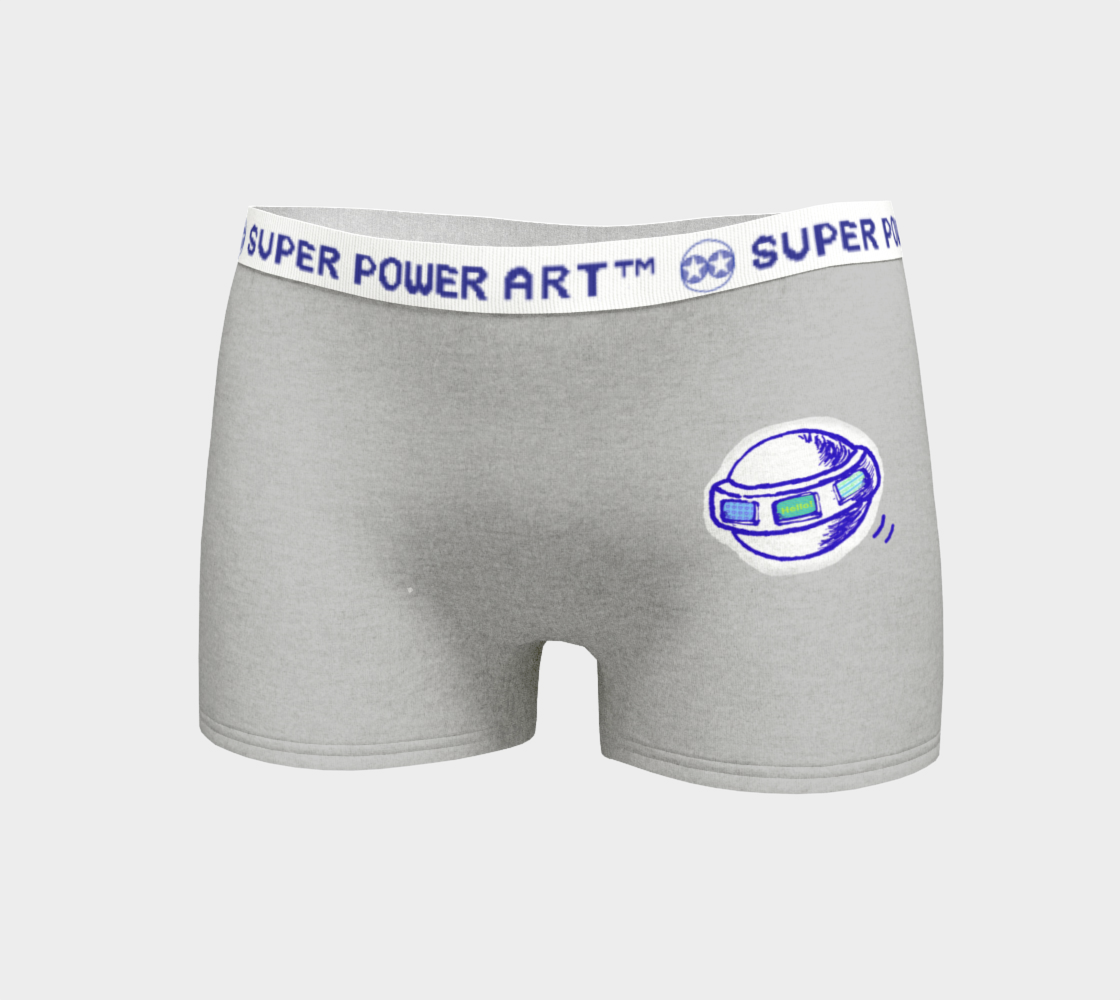 Insook Hwang's Art_Boyshorts_UFO_Gray2