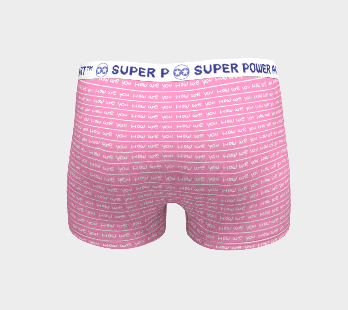 Insook Hwang's Art_Boyshorts_pink