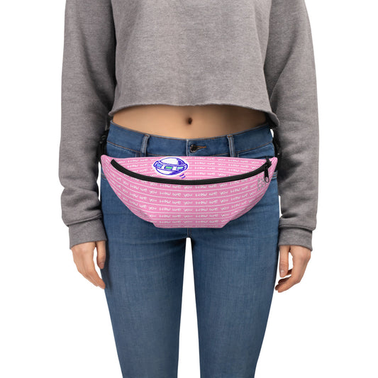 Insook Hwang's art_UFO_How are you_Pink stripes#2_Fanny Pack(S/M, M/L)