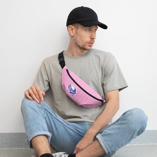 Insook Hwang's art_UFO_How are you_Pink stripes#3_Fanny Pack(S/M, M/L)