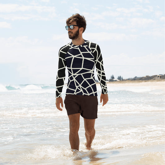 Insook Hwang's art_Net_Creative Mind_Men's rash guard_Black#1