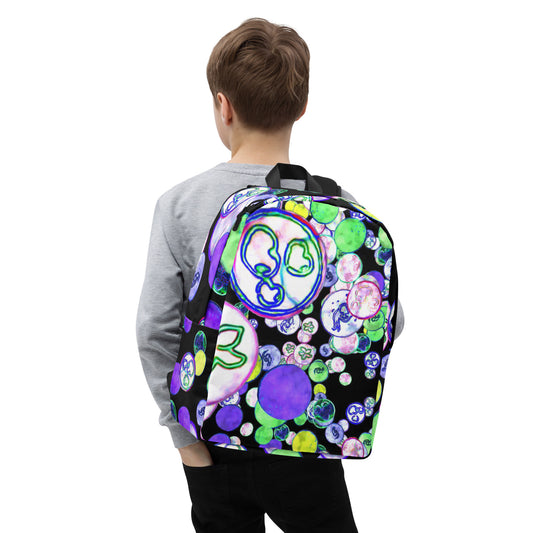 Insook Hwang's art_Energy Love _Happy Bubbles_Backpack_Type3