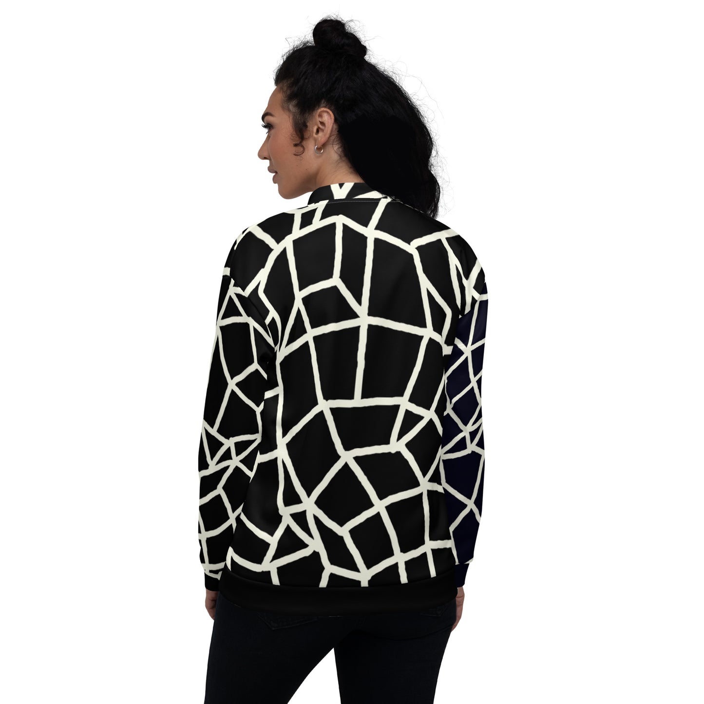 Insook Hwang's art_Net_Creative Mind_Unisex Bomber Jacket