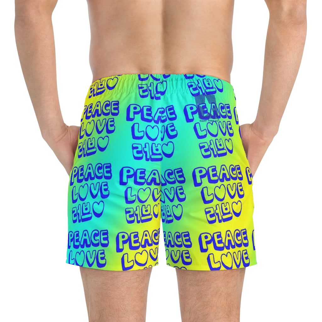 Insook Hwang's art_Love and Peace_Swim Trunks#3