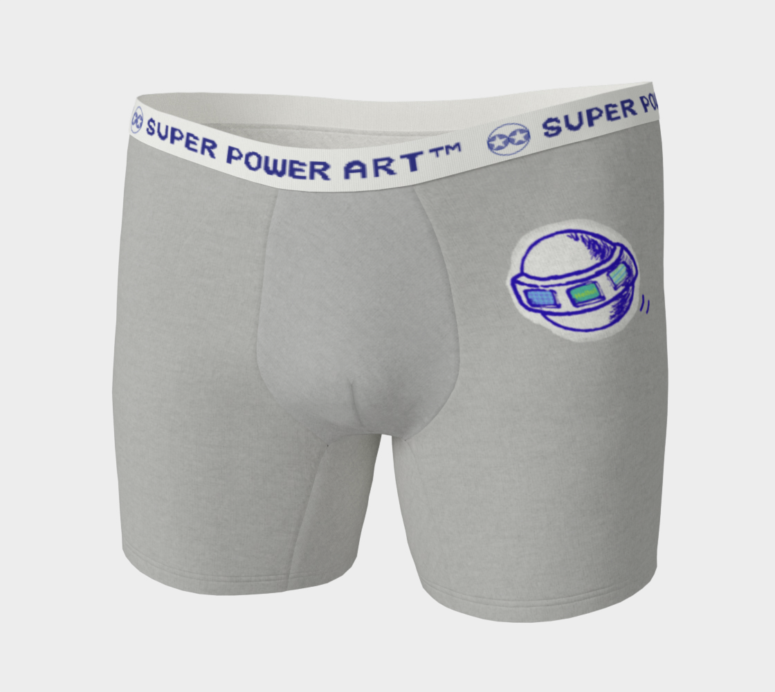 Insook Hwang's art_Boxer Briefs_UFO_Gray#1whiteband