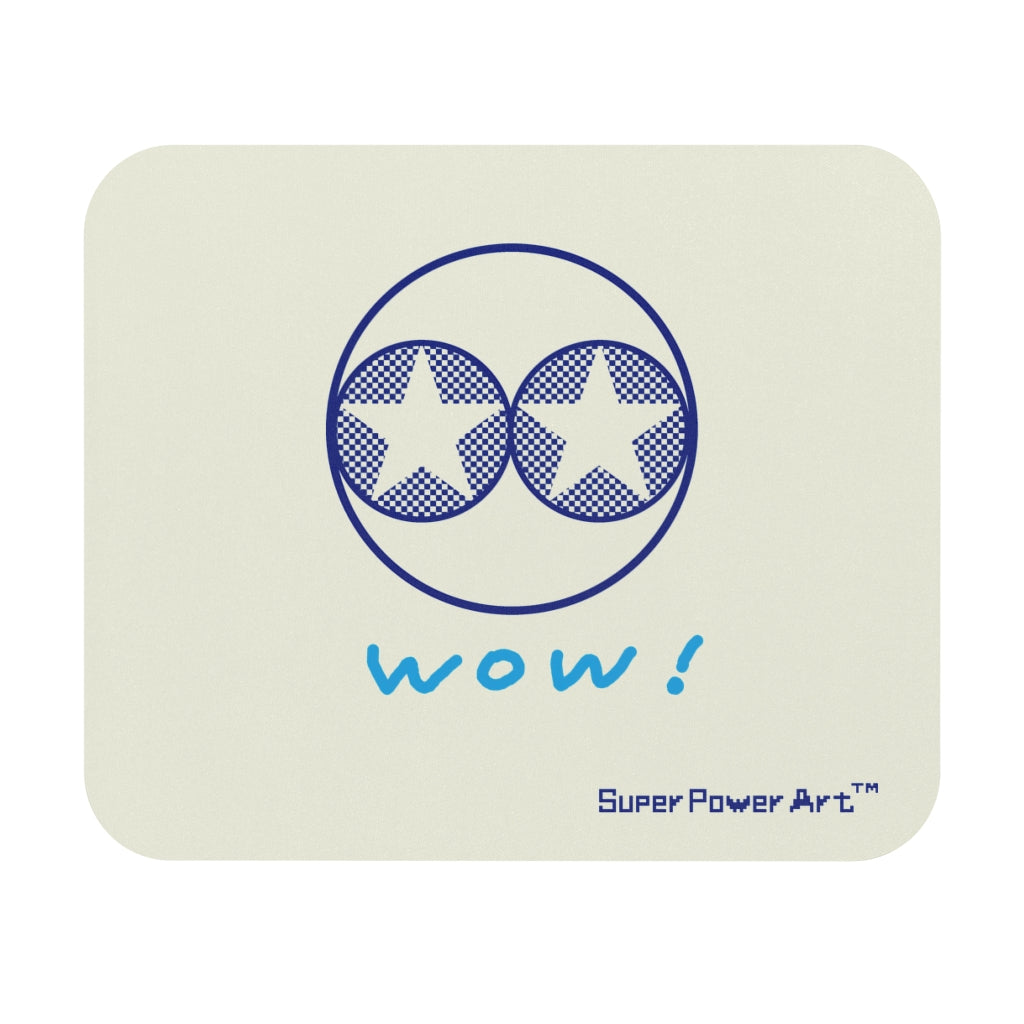 Super Power Art_Wow_Mouse Pad (Rectangle)