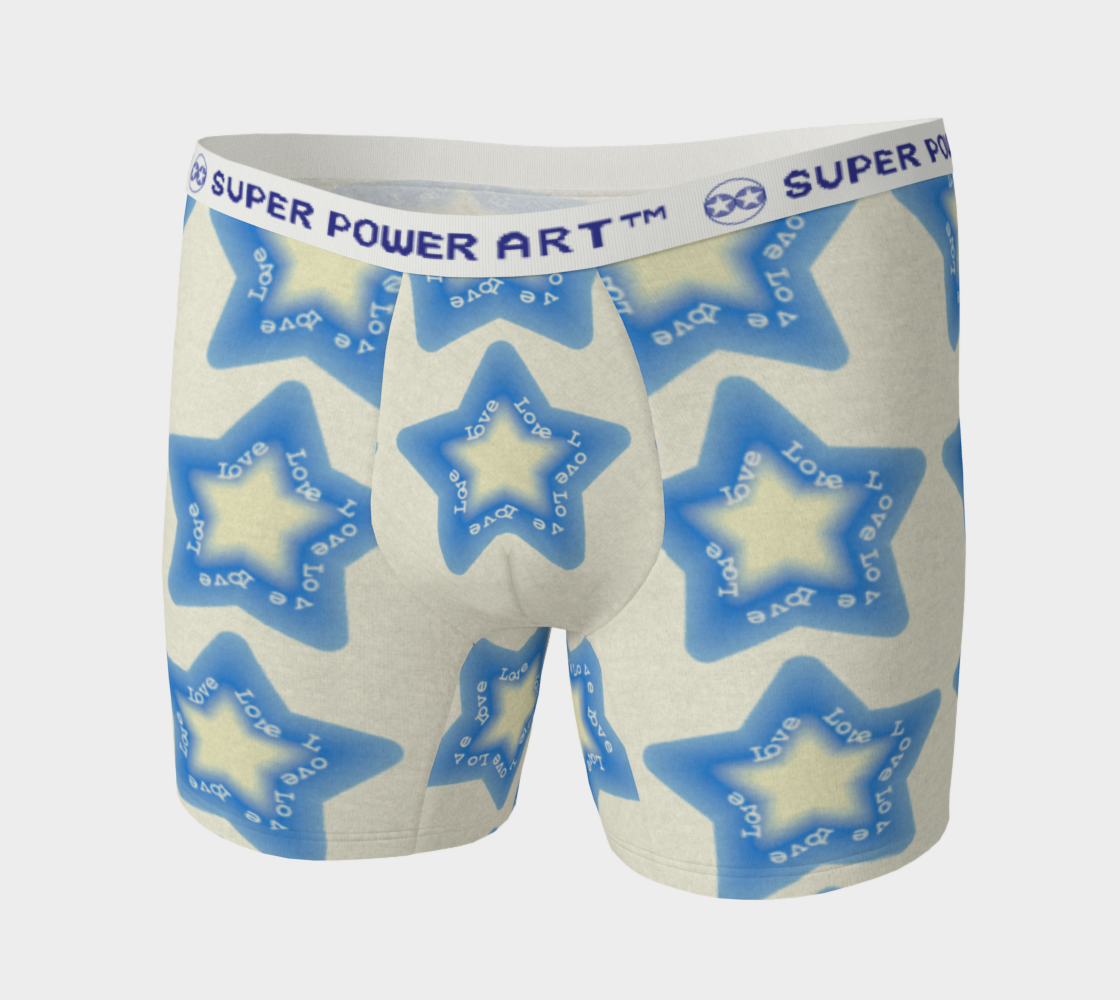 Insook Hwang's art_Boxer Briefs__Stars_blue#1