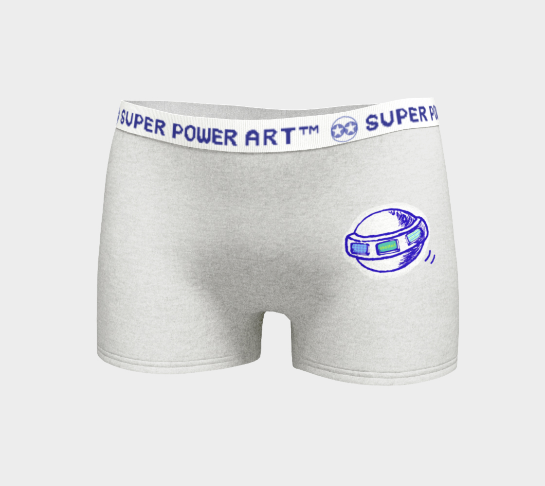 Insook Hwang's Art_Boyshorts_UFO_Gray