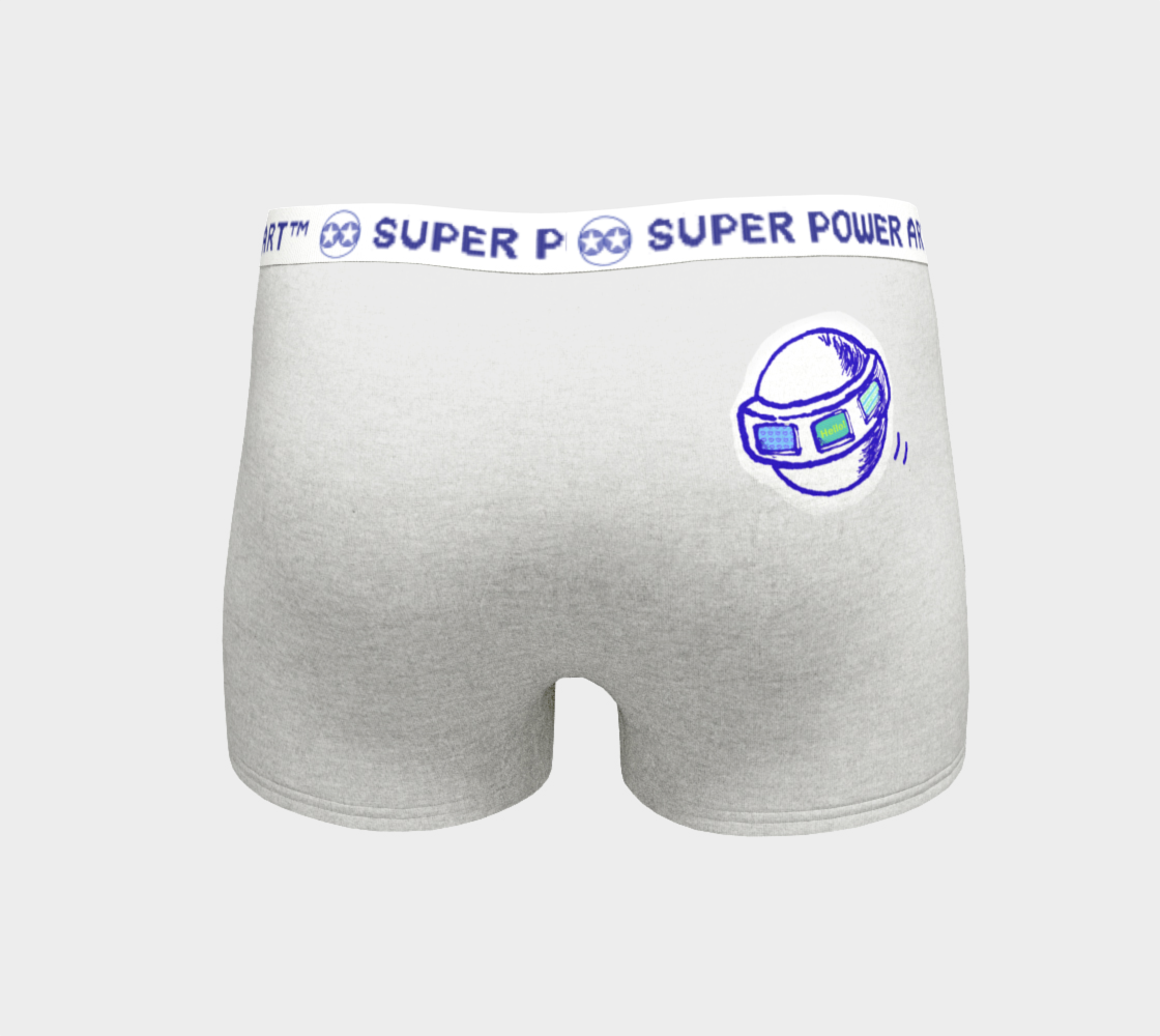 Insook Hwang's Art_Boyshorts_UFO_Gray