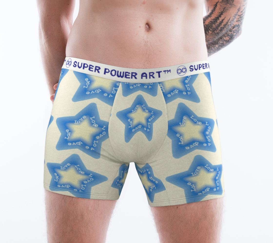 Insook Hwang's art_Boxer Briefs__Stars_blue#1