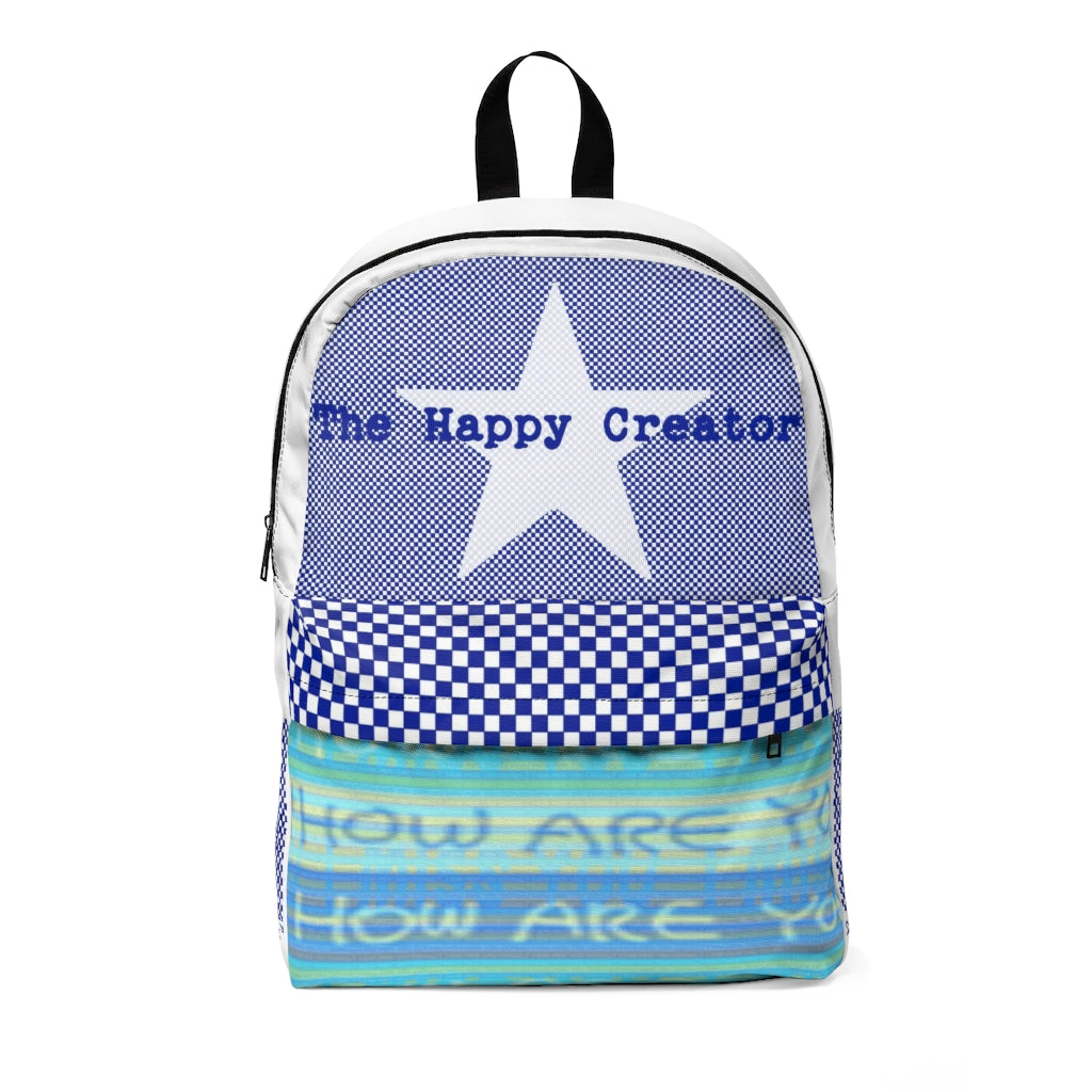 Insook Hwang's Unisex Backpack_ The Happy Creator_AOP