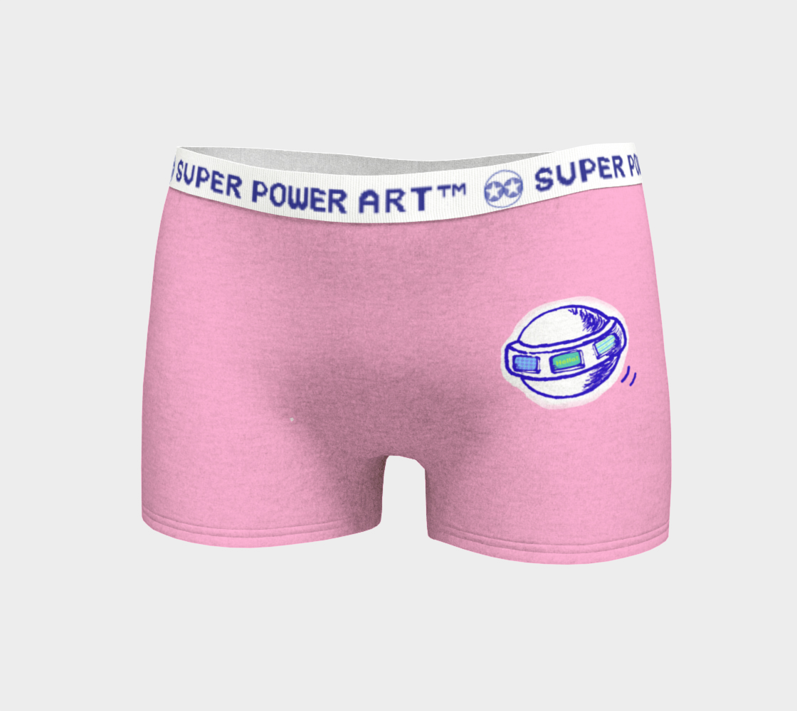 Insook Hwang's Art_Boyshorts_UFO_Pink